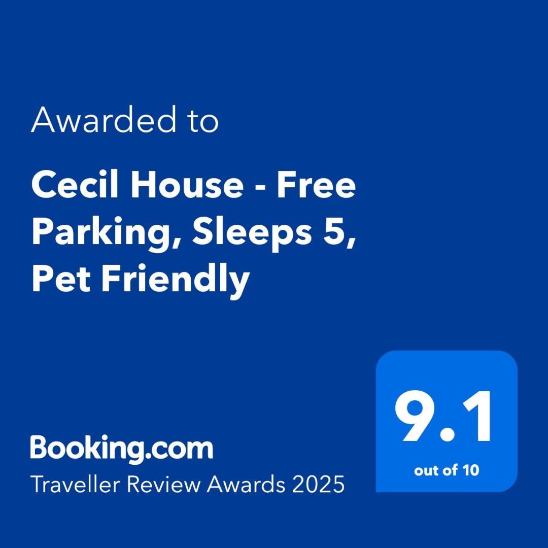 Cecil House - Stylish 2-Bed, Sleeps 5 Guests, Free Parking, Close To Cathedral, Bars & Restaurants 링컨 외부 사진